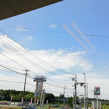 梅雨まっさかさりの快晴